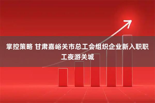 掌控策略 甘肃嘉峪关市总工会组织企业新入职职工夜游关城
